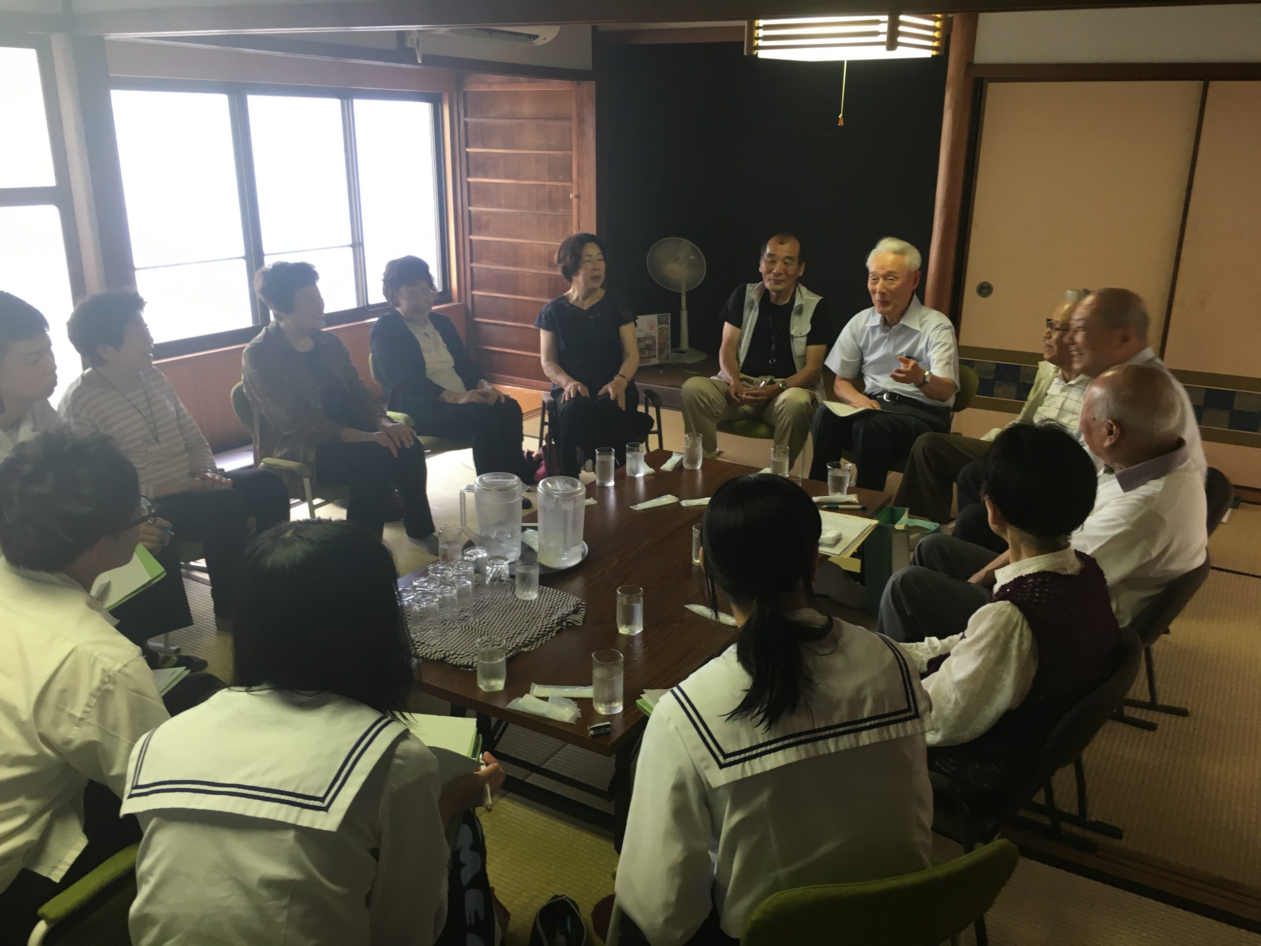 箕島高校生と箕島老人クラブとの懇談会を開催!!