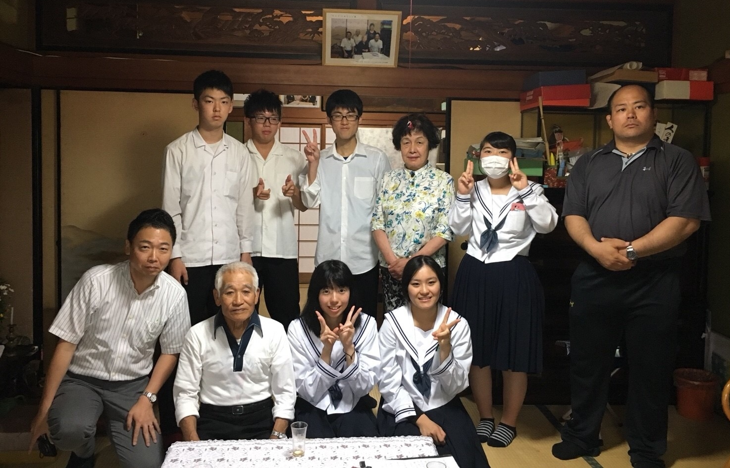 箕島高校生が箕島地区の高齢者宅訪問!!