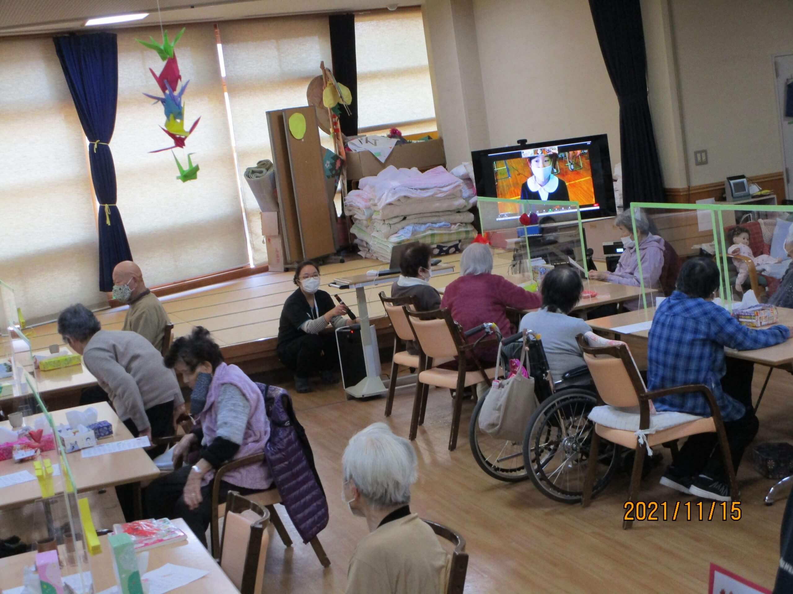 オンラインで交流会
