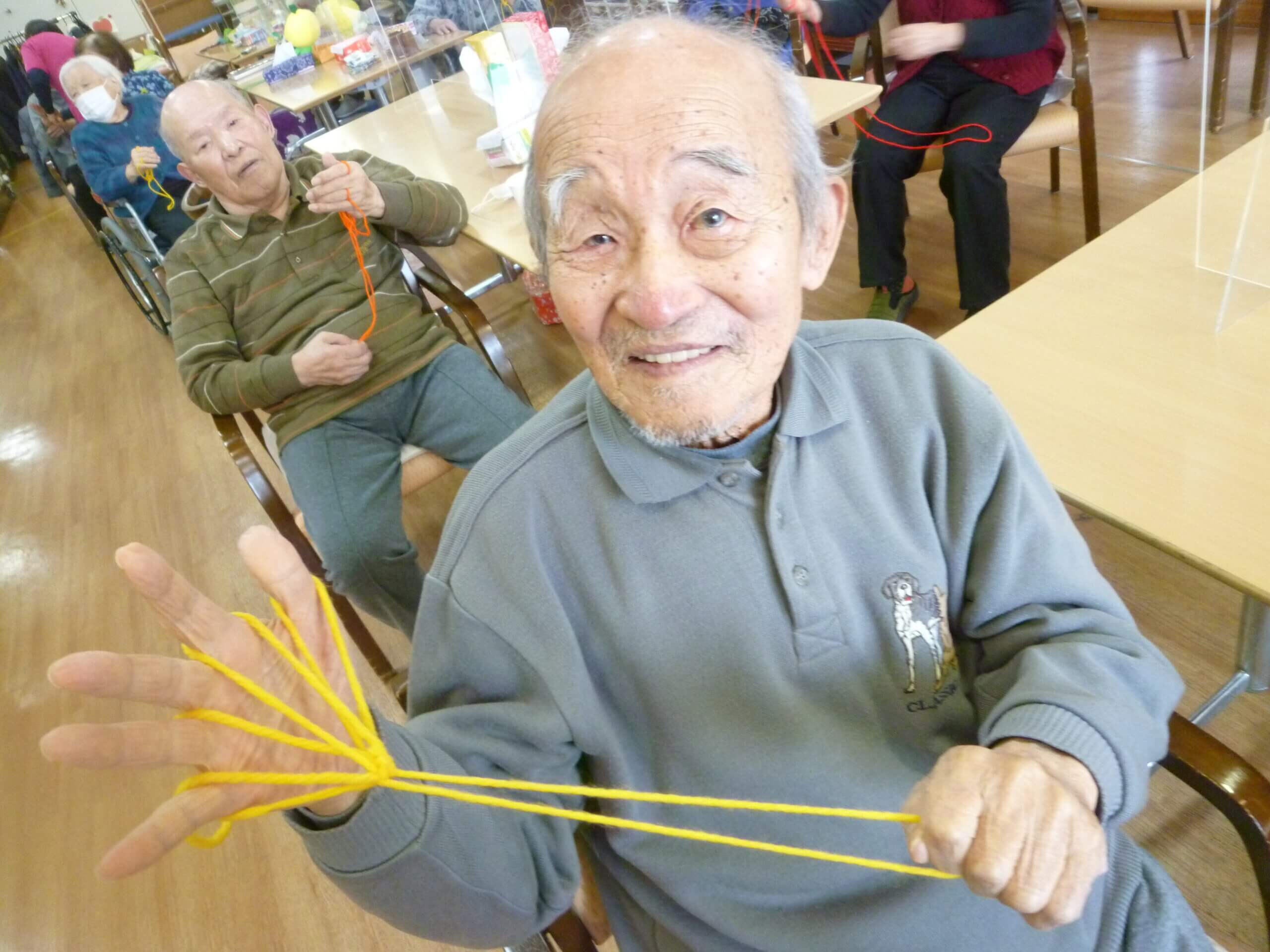 あやとりで脳トレ