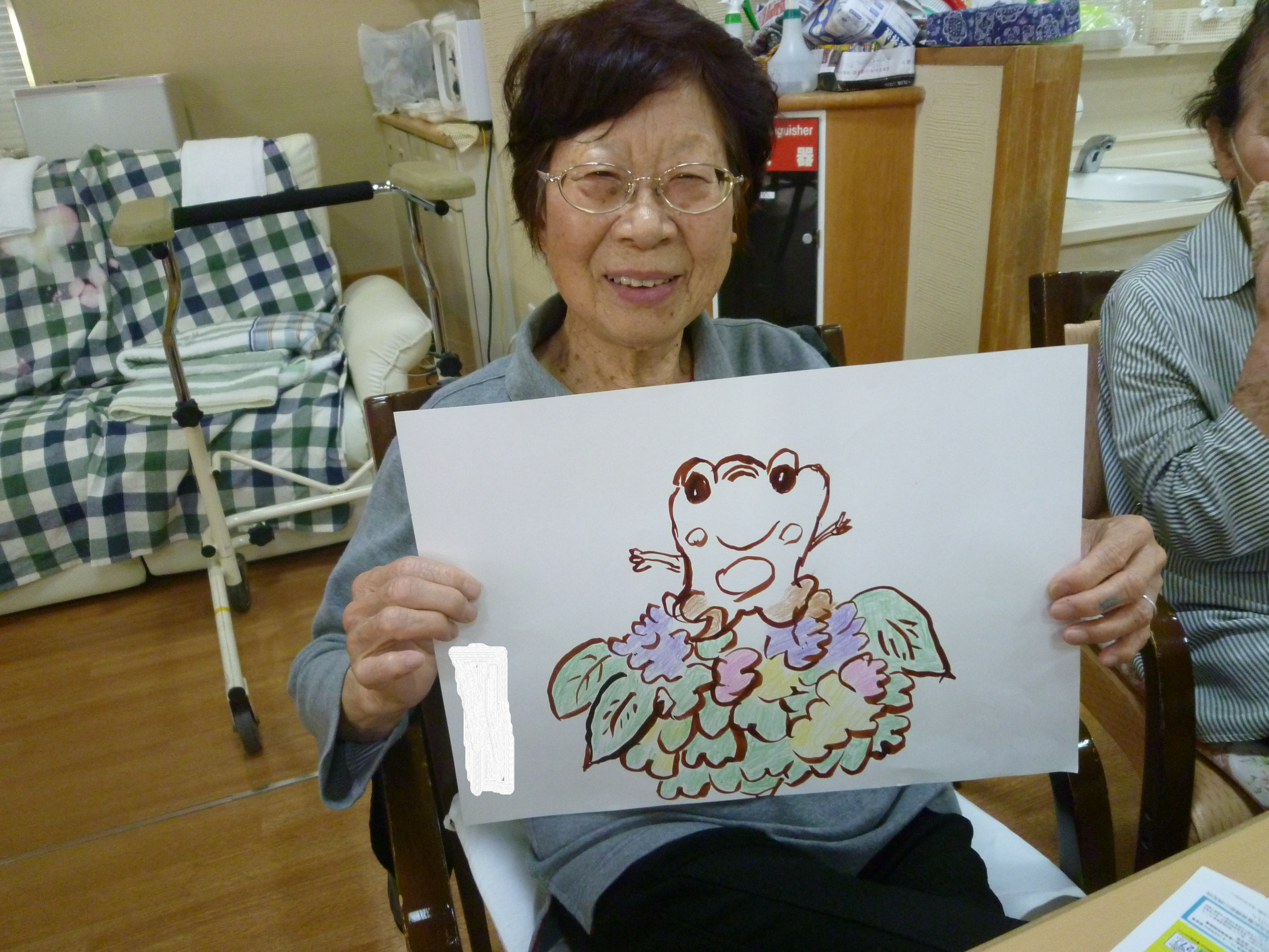 カエルの絵をかこう！