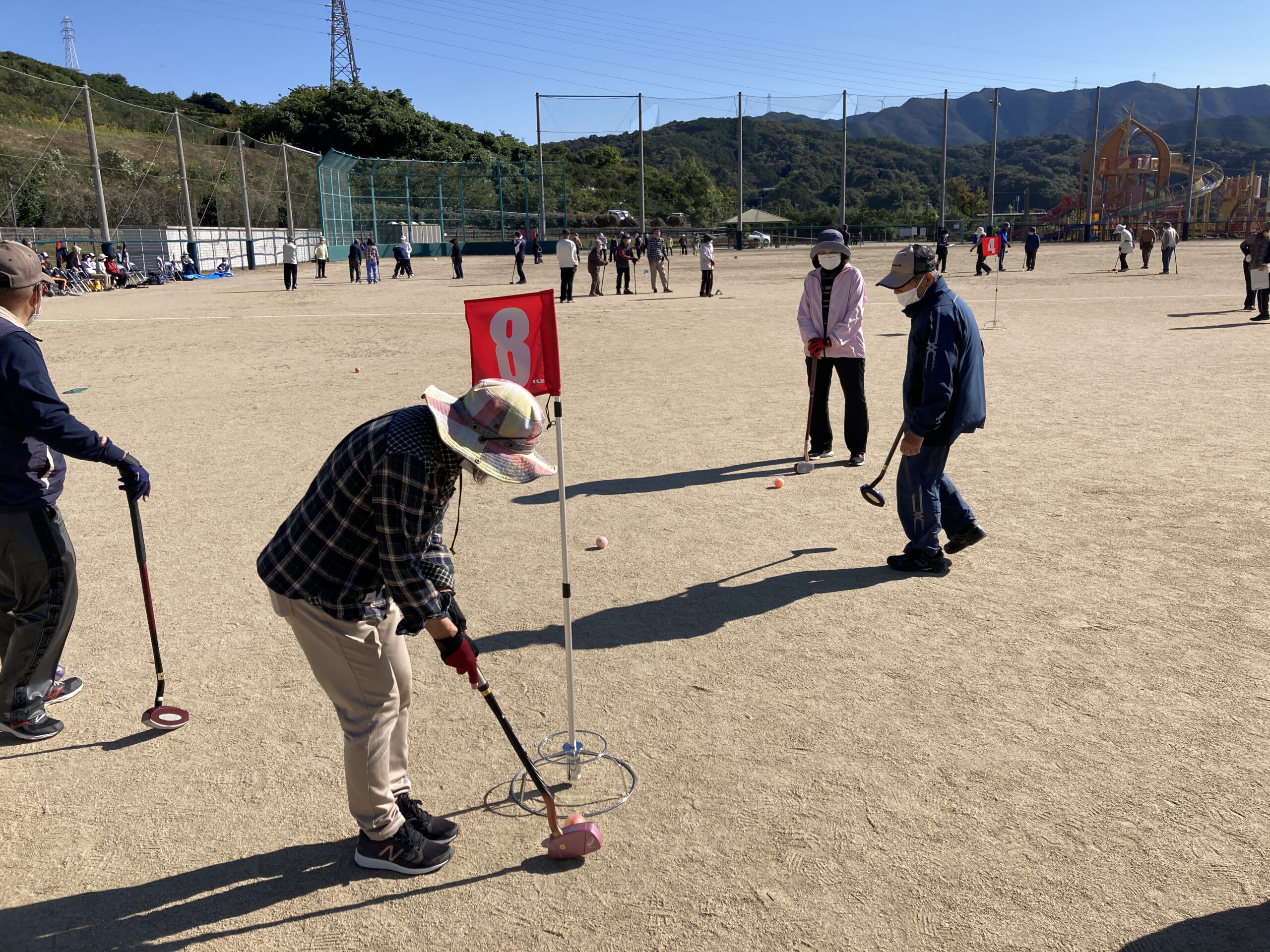 ふれあいスポーツフェスティバル　「グラウンドゴルフ有田大会」に参加しました
