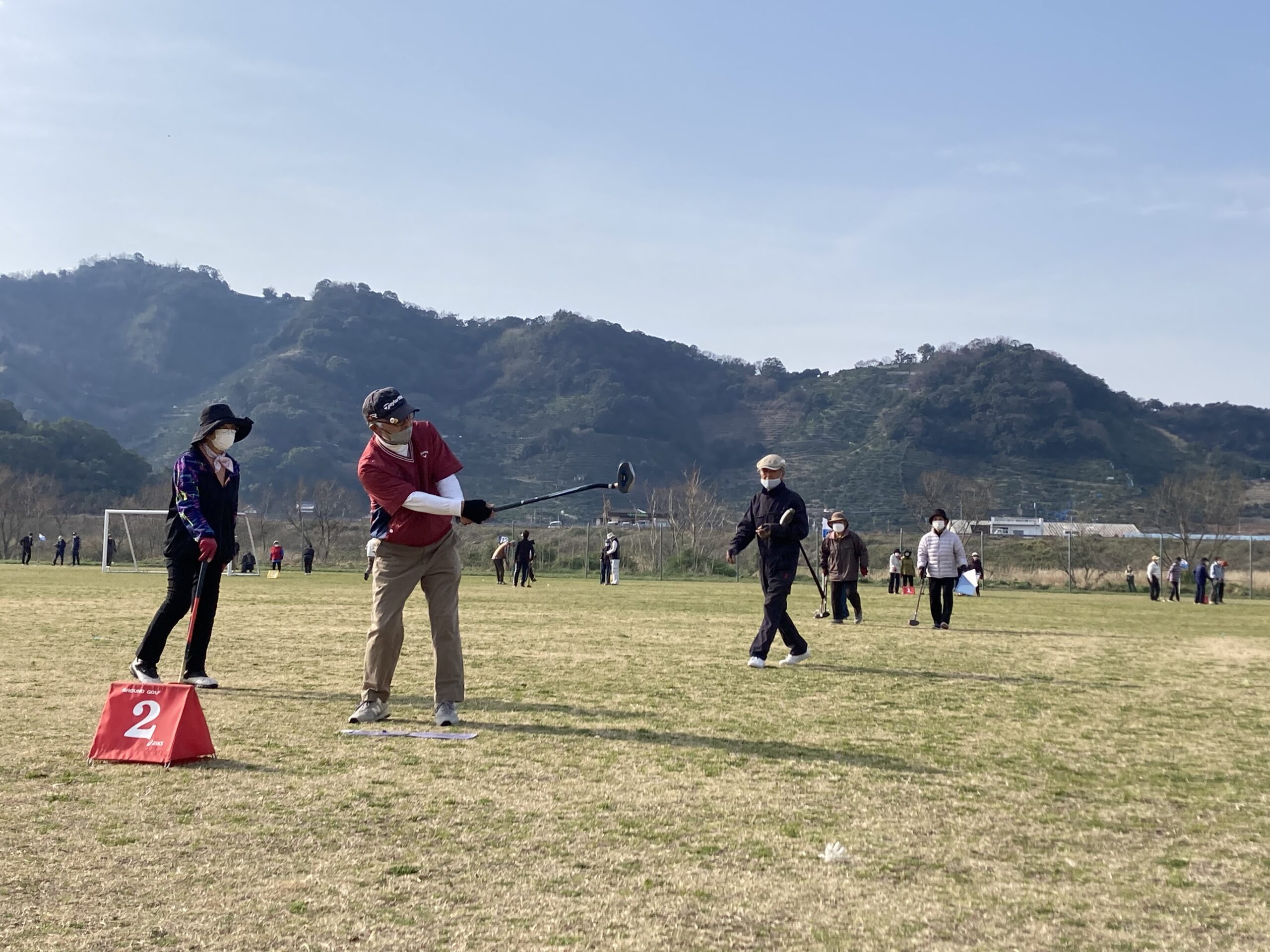 <strong>有田市老人クラブ連合会　グラウンドゴルフ練習を開催しました。</strong>