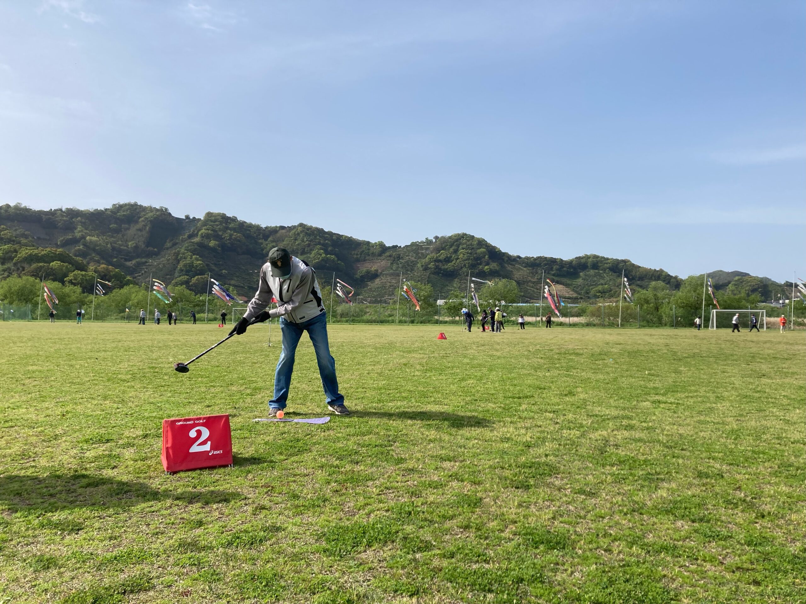 有田市老人クラブ連合会　グラウンドゴルフ練習を開催しました。