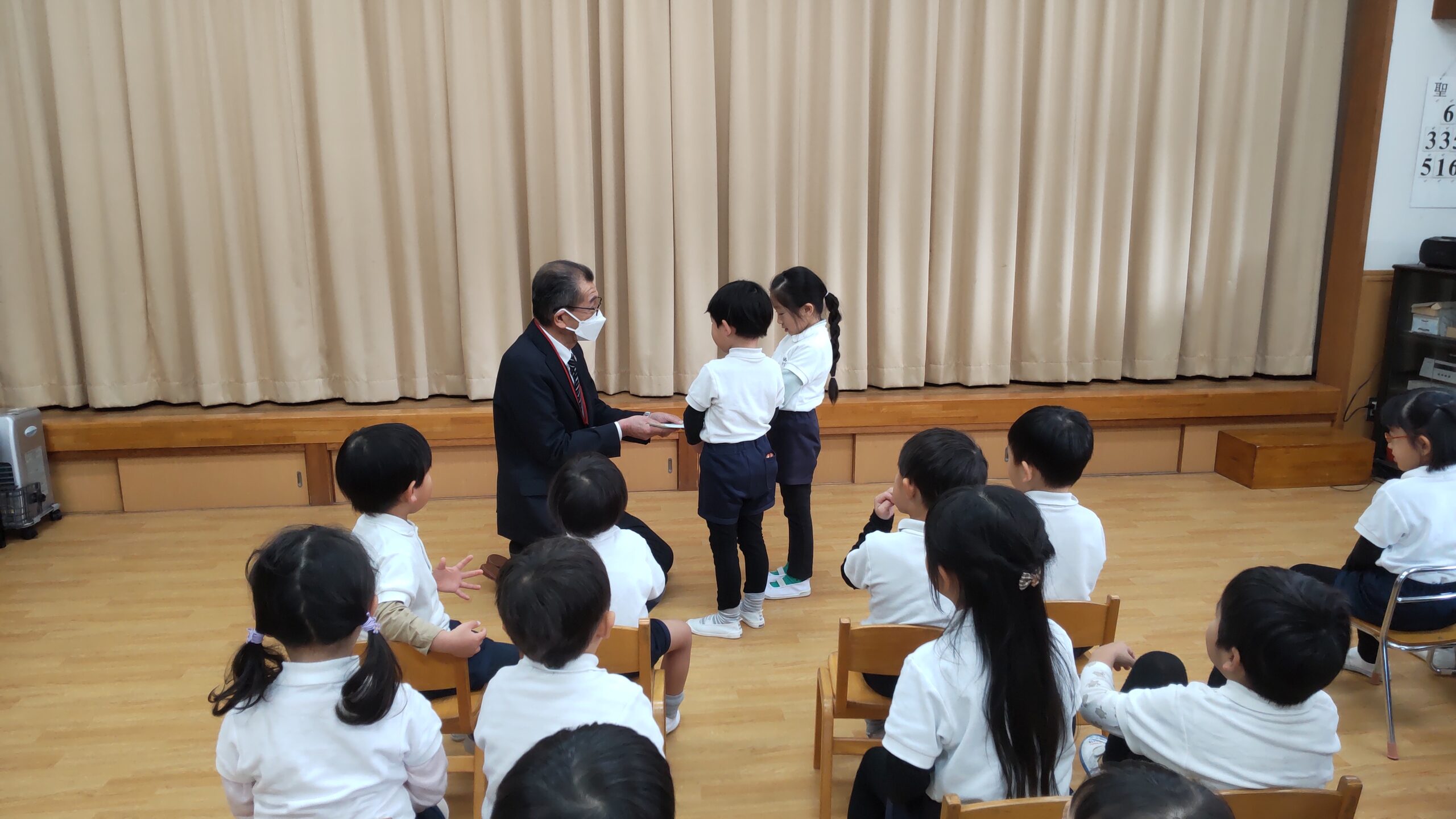 かわいい子どもさん達からご寄付をいただきました！