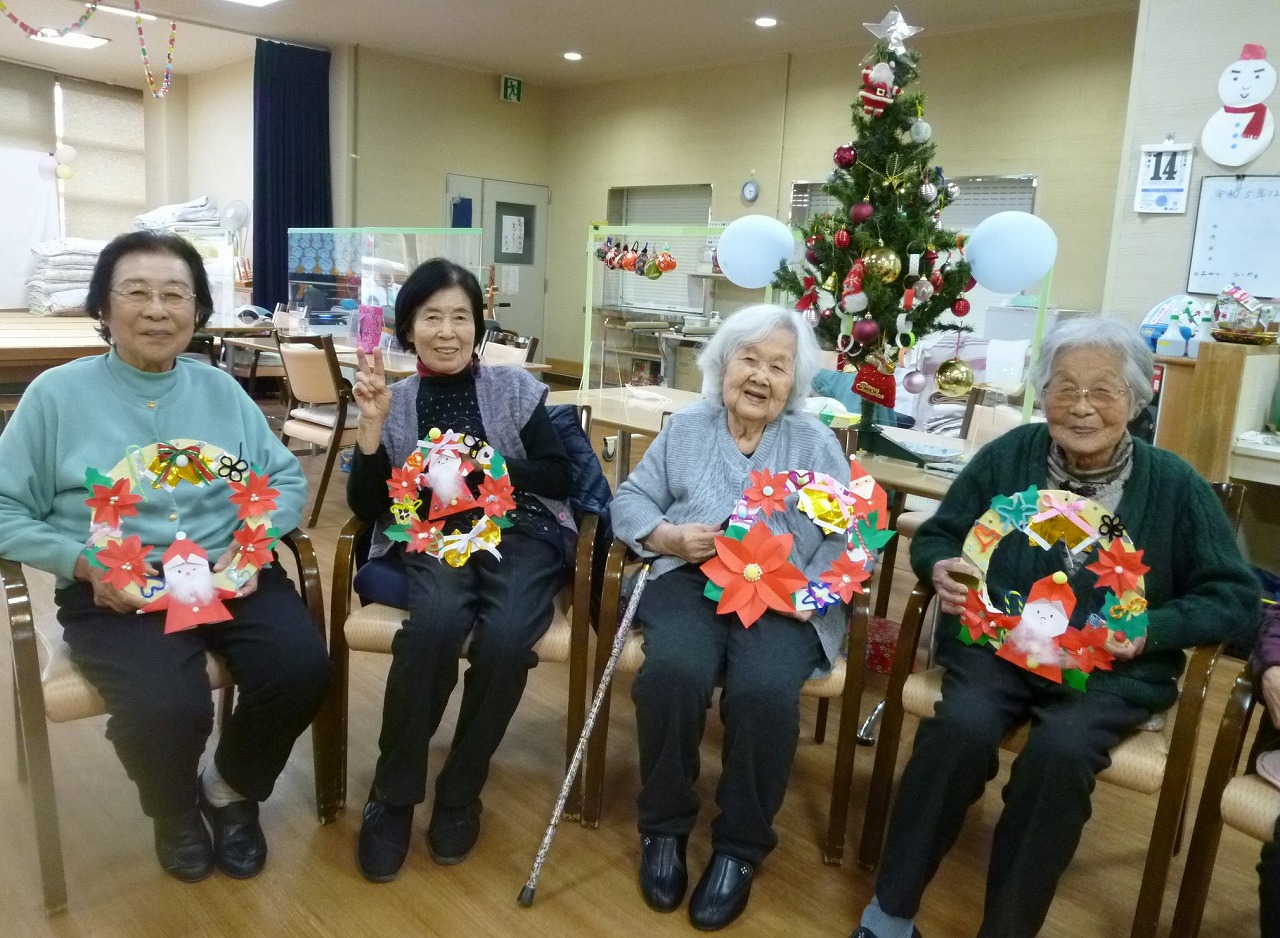 クリスマスリース作り