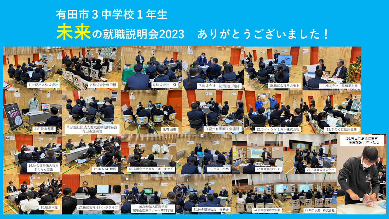 ゆうわプロジェクト1st-2023-③　未来の就職説明会