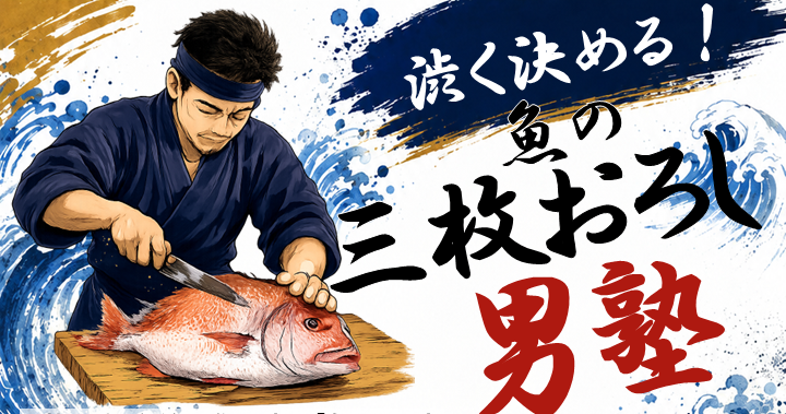 「魚の三枚おろし男塾」を開催します！